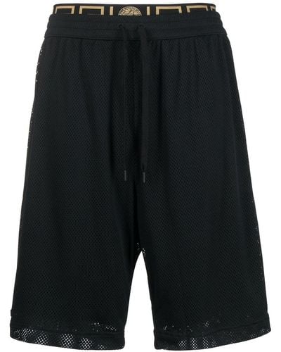 Versace Greca Border Shorts - Black