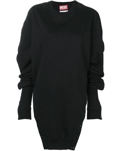 DIESEL オーバーサイズ スウェットシャツ - ブラック