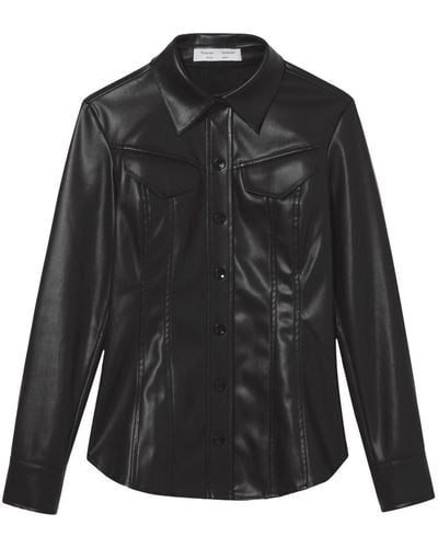 Proenza Schouler Long-sleeved Tapered Shirt - Black