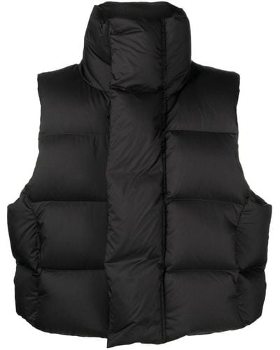 Entire studios Padded Quilted Down Gilet - Black