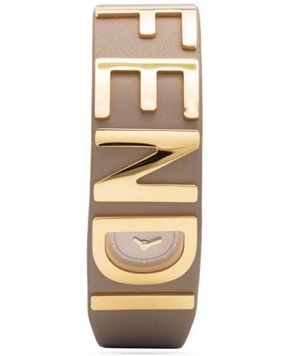 Fendi Graphy Horloge - Wit