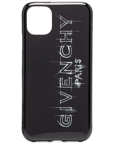 Givenchy Sketch-logo Iphone Xl Case - Black