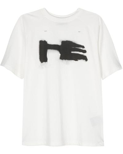 HELIOT EMIL Xylem Cotton T-shirt - White