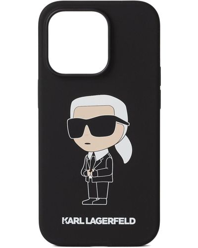 Karl Lagerfeld Coque d'iPhone 14 Pro NFT - Noir