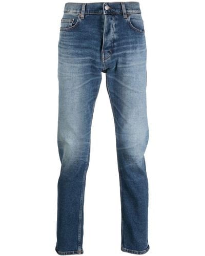 Haikure Jeans slim con effetto schiarito - Blu