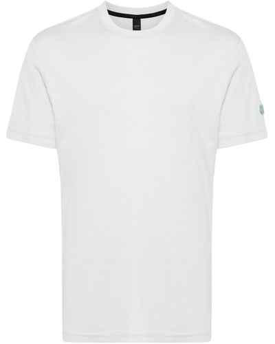 Alpha Tauri Logo-patch Cotton-blend T-shirt - White