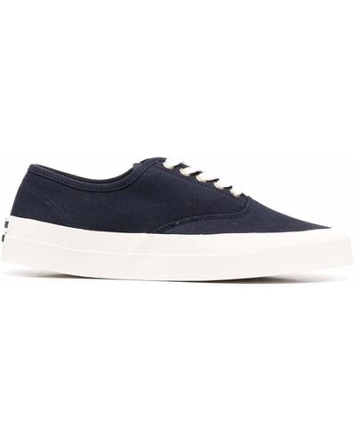 Maison Kitsuné Low-top Canvas Sneakers - Blue