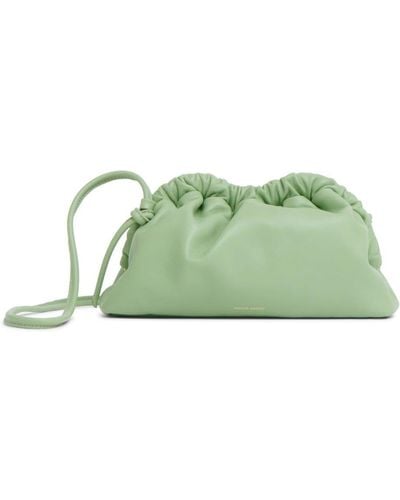 Mansur Gavriel Mini Cloud Leather Clutch Bag - Green