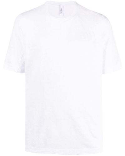 Transit Mélange-effect Crew-neck T-shirt - White
