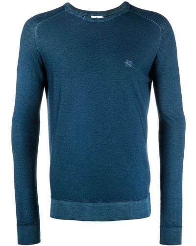 Etro Pegaso セーター - ブルー