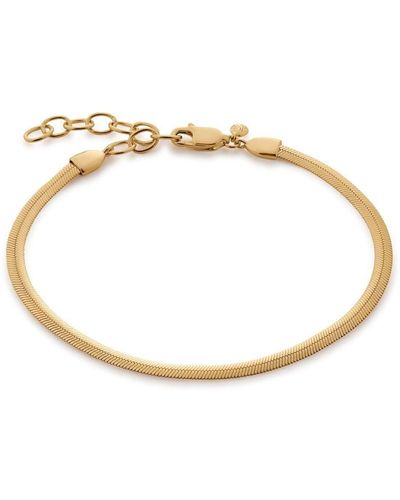 Monica Vinader Snake Chain Bracelet - Metallic