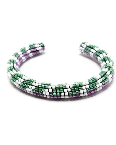 Isabel Marant Bracelet à perles - Vert