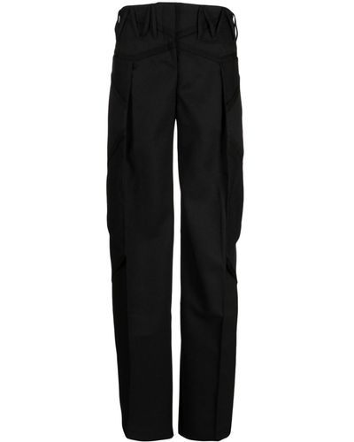 Kiko Kostadinov Straight-leg Cotton Pants - Black