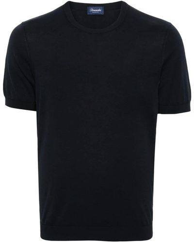 Drumohr ニット Tシャツ - ブラック