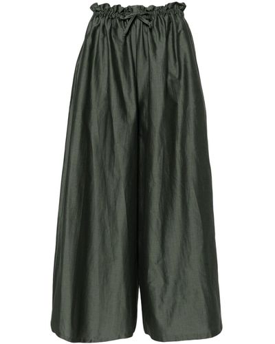 Societe Anonyme Maxxxi Coulisse Wide-leg Trousers - Green