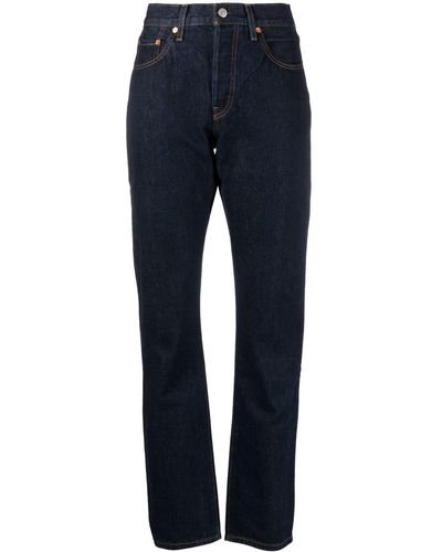 Levi's 501 Original Straight-leg Jeans - Women's - Cotton - Blue