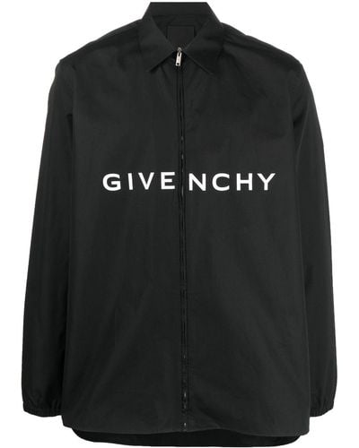 Givenchy Hemd mit Reißverschluss - Schwarz