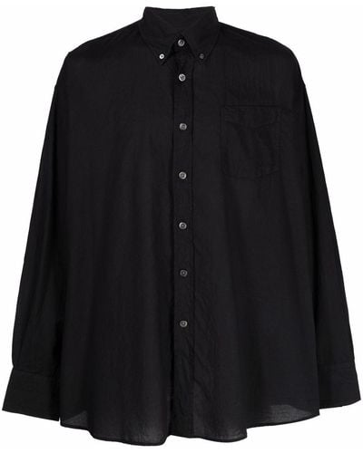 Our Legacy Button-down Cotton Shirt - Black