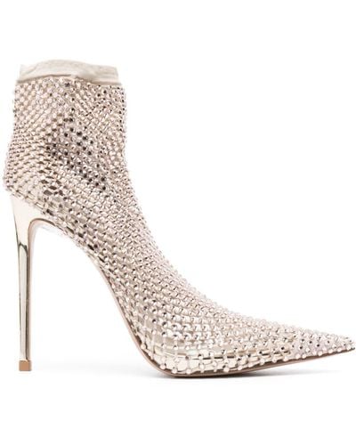 Le Silla Gilda 125mm Crystal-embellished Court Shoes - White