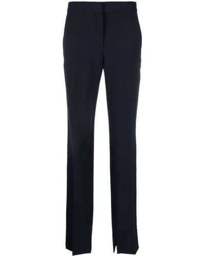 Stella McCartney Pantalon à coupe slim - Bleu