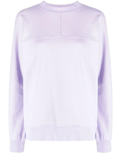 Karl Lagerfeld Sweatshirt mit Rundhalsausschnitt - Lila