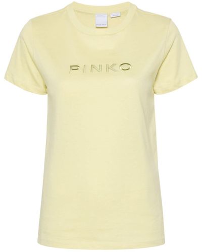 Pinko Start ロゴ Tシャツ - イエロー