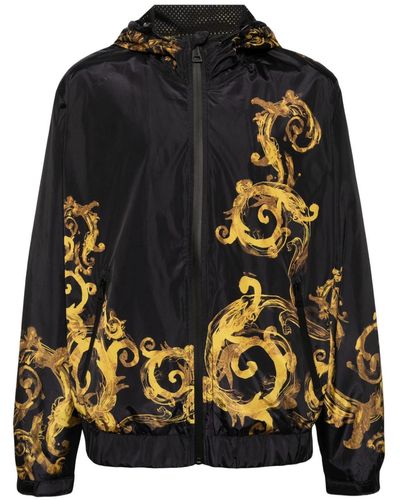 Versace Logo-print Windbreaker Jacket - Black