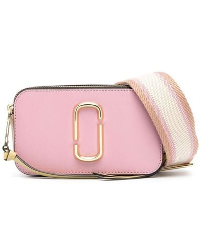 Marc Jacobs The Snapshot レザーショルダーバッグ - ピンク