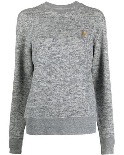 Golden Goose Stretch Cotton Sweatshirt - Gray