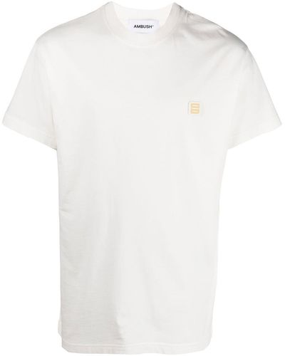 Ambush Patch-detail Cotton T-shirt - White