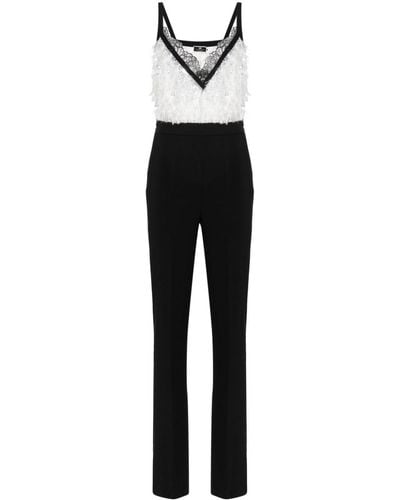 Elisabetta Franchi Sequin-embellished Jumpsuit - Black