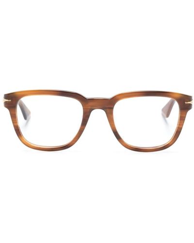Montblanc スクエア眼鏡フレーム - ブラウン