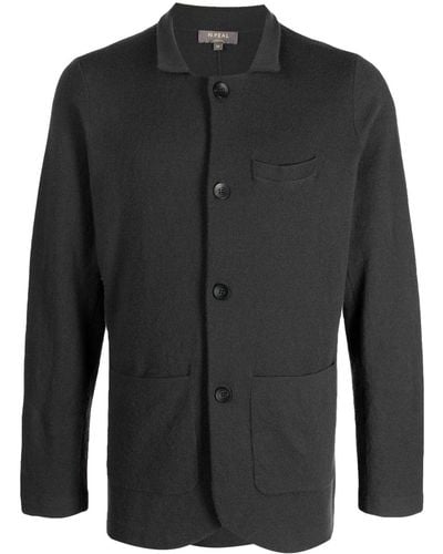 N.Peal Cashmere Buttoned-up Cashmere Cardigan - Black