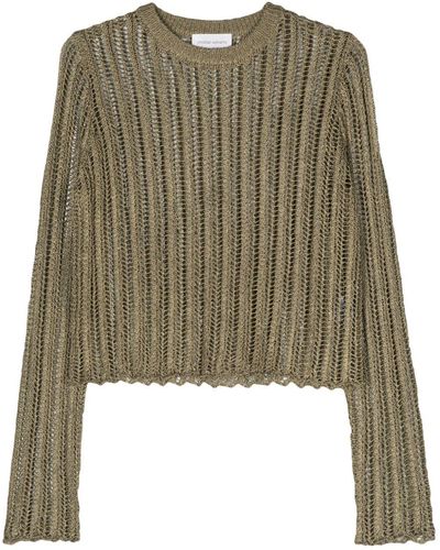 Christian Wijnants Kako Open-knit Sweater - Green