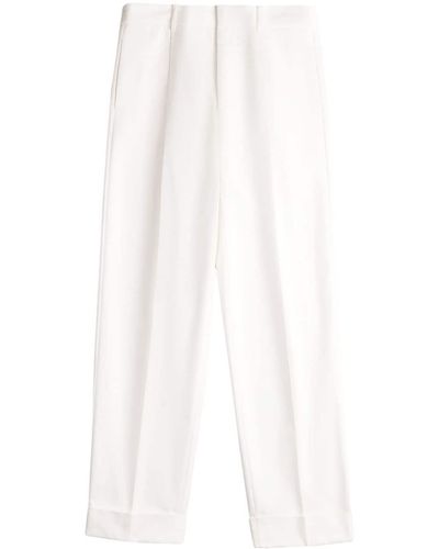 Tod's Straight-leg Tailored Pants - White