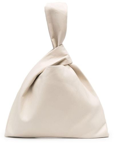 Nanushka Handtasche mit Knoten - Natur