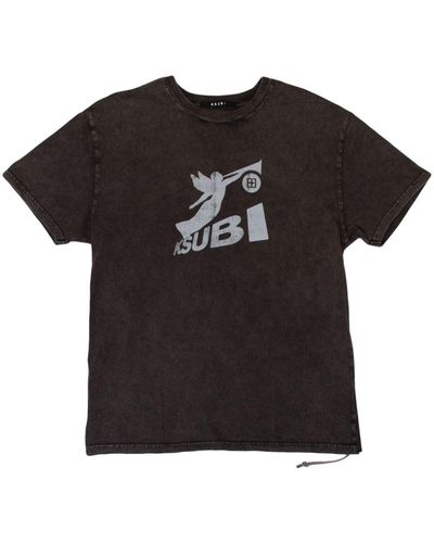 Ksubi Angel Biggie Logo-print Cotton T-shirt - Black