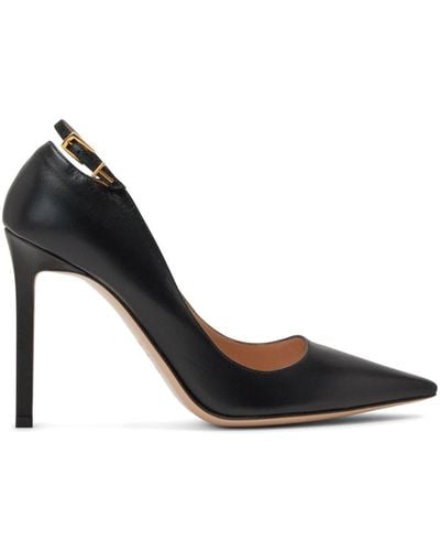 Tom Ford Angelina Leather Court Shoes - Black