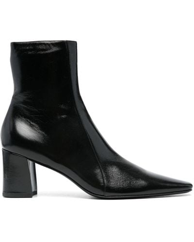 Saint Laurent Rainer Zipped Boots - Black