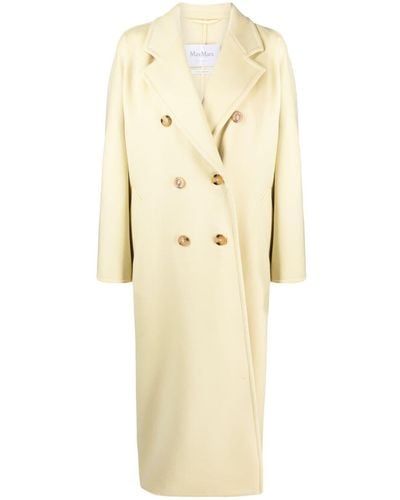 Max Mara Double-breasted Wool-blend Coat - Natural