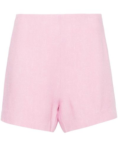 Nanushka Elza High-waisted Mini Shorts - Pink