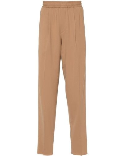 Zegna Pleat-detailing Trousers - Natural