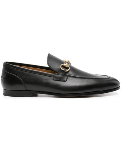 Gucci Jordaan Leather Loafer - Zwart