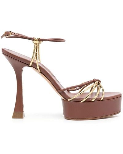 Casadei Julia 120mm Platform Sandals - Pink