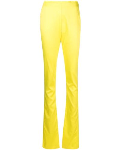 Gcds Bling Skinny Trousers - Yellow