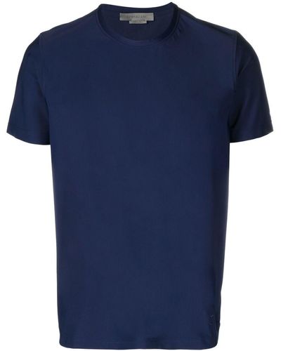 Corneliani Camiseta con cuello redondo - Azul