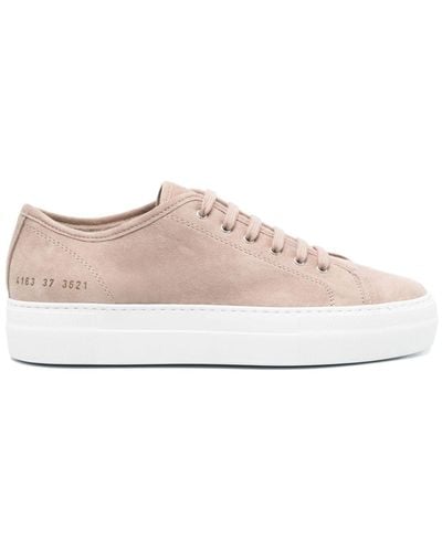 Common Projects Tournament Suede Trainers - Pink