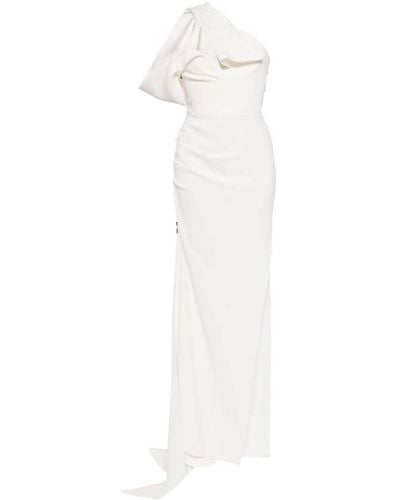 Maticevski One-shoulder Maxi Dress - White
