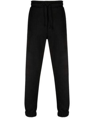 HUGO Pantalones de chándal con logo en relieve - Negro