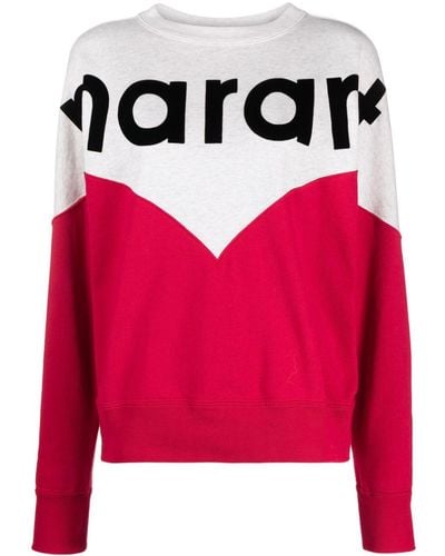 Isabel Marant Tweekleurige Sweater - Rood